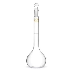 Колба мерная с одной отметкой и пришлифованной пробкой 2-1000-2