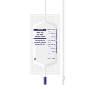 Мочеприёмник носимый 750 мл, трубка 50 см 1604-М104-05