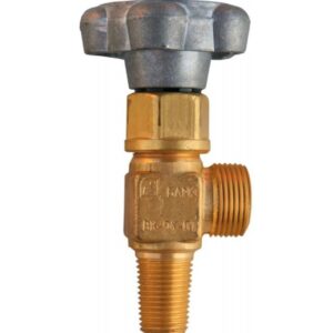 Кран для баллона с боковым винтом