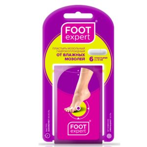 Пластырь FOOT EXPERT от влажных мозолей 2,8*4,6 см