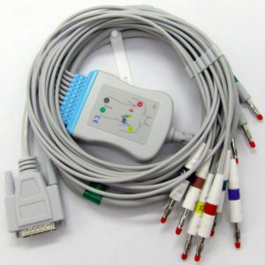 Кабель ЭКГ пациента для Миокард штекер banana 4 мм