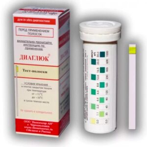 Тест-полоски индикаторные "Диаглюк" №50