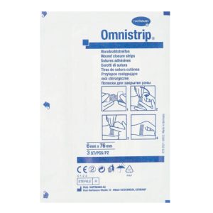 Пластырь медицинский на нетканной основе Strip 6,4*76 мм 1шт/6 полос