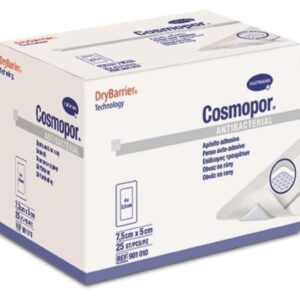 Повязка пластырного типа, послеоперационная Cosmopor Antibacterial 7.2см*5см
