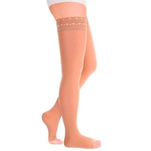 Чулки компрессионные с открытым носком Luomma Idealista ID-311W Long, 1 класс