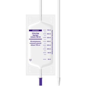 Мочеприёмник носимый 750 мл, трубка 50 см 1604-М103-07