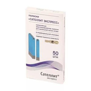 Тест-полоски Сателлит Экспресс ПКГ-03 №50