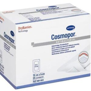 Повязка пластырного типа, послеоперационная Cosmopor Antibacterial 15см*6см