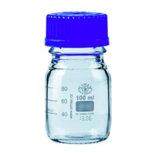 Бутыль с винтовой крышкой и градуировкой