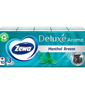 Платочки носовые Zewa Deluxe (ментол)