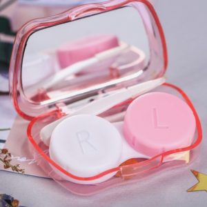 Контейнер для линз с зеркалом "Фламинго" 4016209