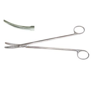 Ножницы тупоконечные,вертикально-изогнутые Н-31