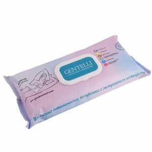 Салфетки влажные гигиенические GENTELLI
