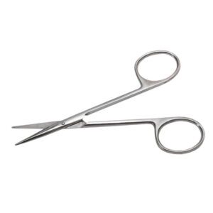 Ножницы глазные тупоконечные,прямые Н-42-1