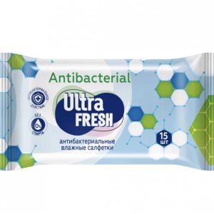 Салфетки влажные антибактериальные Ultra Fresh