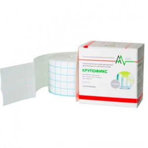 Пластырь на нетканной основе "Крупофикс" 10*10 см