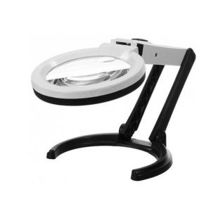 Лупа настольная с подсветкой