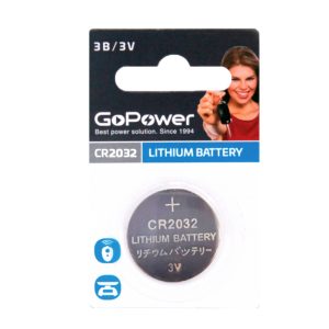 Батарейка GoPower CR2032 (таблетка)