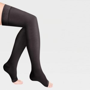 Чулки компрессионные с открытым носком Luomma Idealista ID-311W Normal, 2 класс