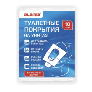 Покрытия на сидения унитаза Laima