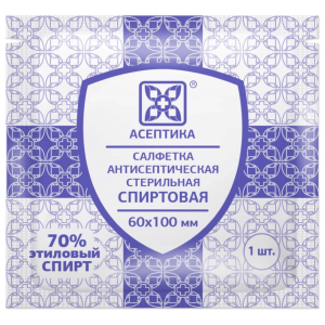 Салфетка спиртовая Фарм Глобал 60*100 мм